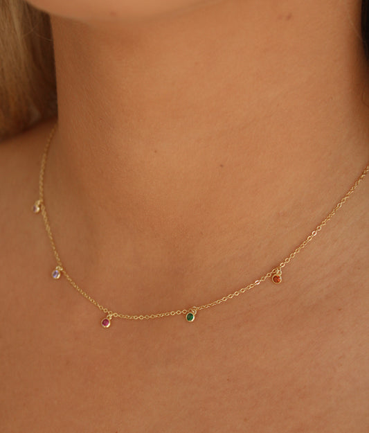 Small Rainbow Necklace