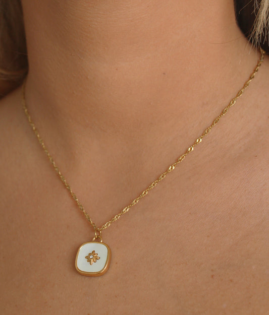 White Star Necklace